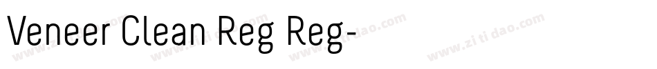 Veneer Clean Reg Reg字体转换